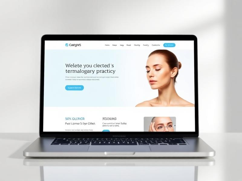 Meridian Skin Clinic dermatology website design